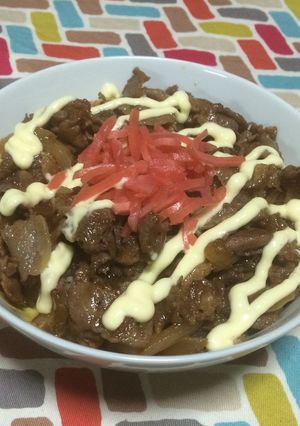 超簡単☆ごはんによく合う豚照りマヨ丼！-レシピのメイン写真