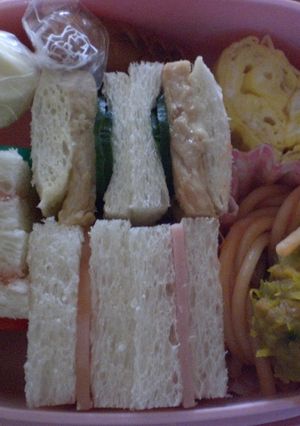 幼稚園のサンドウイッチ弁当-レシピのメイン写真