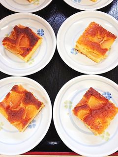 りんごのカスタード入バターケーキ-レシピのメイン写真