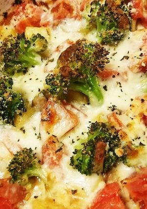 サバ缶でトマトポテトグラタン-レシピのメイン写真