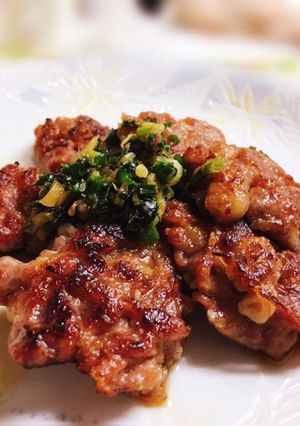 豚こま肉の竜田焼き 香味酢ダレ♪-レシピのメイン写真