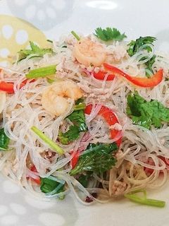 簡単♪ 春雨とパクチーのヤムウンセン♪-レシピのメイン写真