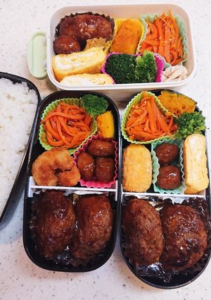 肉好き男子お弁当62-レシピのメイン写真
