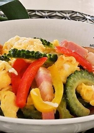 ゴーヤとパプリカの甘酢☆チャンプルー-レシピのメイン写真
