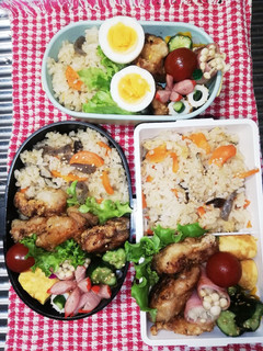 高校男子弁当&パパ弁当♡唐揚げ6/11-レシピのメイン写真