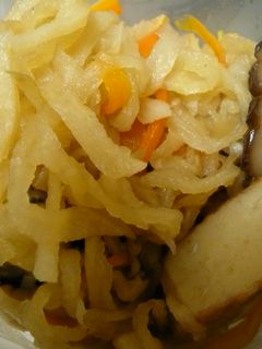 だしと醤油のみ!簡単切り干し大根の煮物-レシピのメイン写真