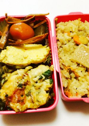 168、玉子豆腐の卵焼きと玉こん弁当♡-レシピのメイン写真