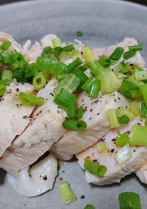 鳥むね肉の、塩チャーシュー-レシピのメイン写真