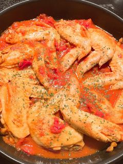 手羽先トマト煮-レシピのメイン写真