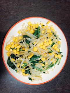 ほうれん草コーンバターソテー-レシピのメイン写真