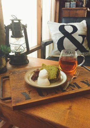 おうちカフェ❤️抹茶シフォンケーキ-レシピのメイン写真