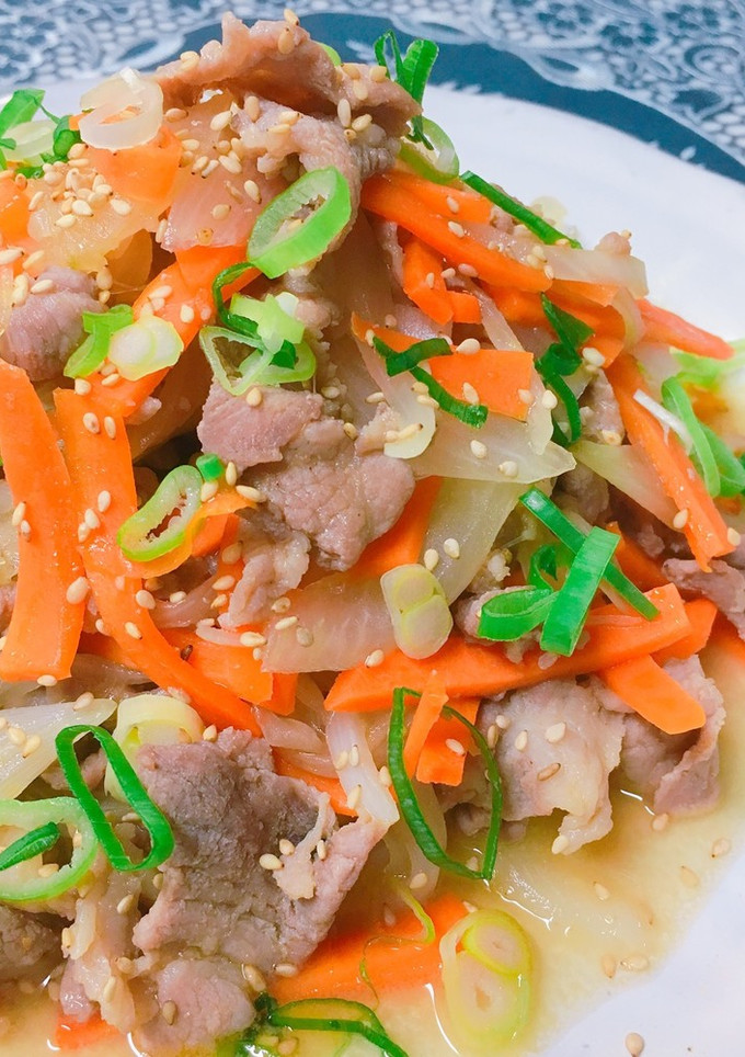 豚肉と野菜の和風だし炒め〜汁まで旨旨っ♬-レシピのメイン写真