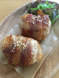 豚バラスライスで肉巻きおにぎり-レシピのメイン写真