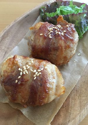 豚バラスライスで肉巻きおにぎり-レシピのメイン写真