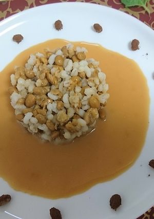 軽い納豆ともち麦のデザート、甘酒のかほり-レシピのメイン写真