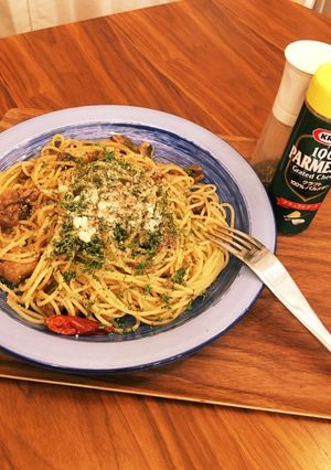 アンチョビとニンニクのパスタ-レシピのメイン写真