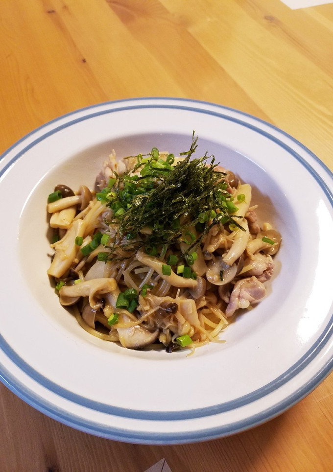 ☆鶏とたっぷりきのこの和風パスタ☆-レシピのメイン写真