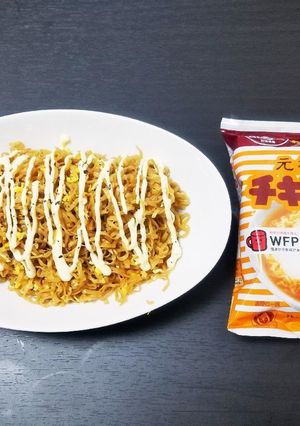 焼きチキ！（塩焼きそば風チキンラーメン）-レシピのメイン写真