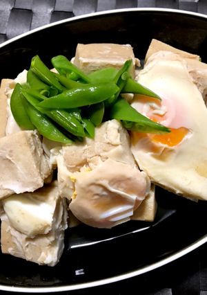高野豆腐と玉子の煮物-レシピのメイン写真
