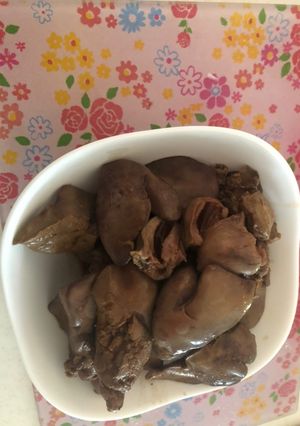 ヨシダソースで簡単鳥肝煮-レシピのメイン写真