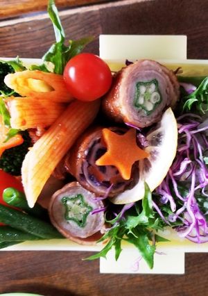 オクラの肉巻き-レシピのメイン写真