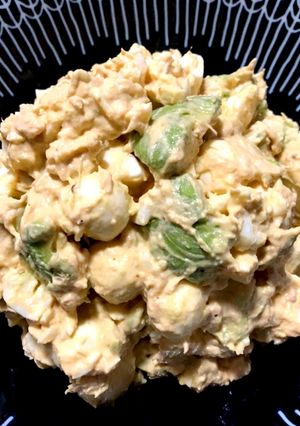 ゆで卵と色々サラダ-レシピのメイン写真