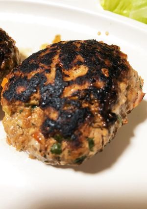 野菜バーグ取り分け-レシピのメイン写真