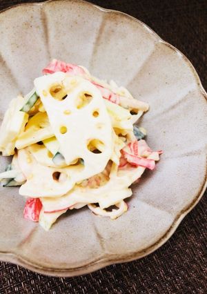 ごま油薫る♡簡単レンコンサラダ-レシピのメイン写真