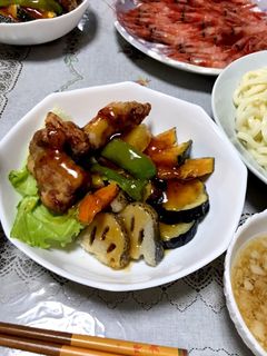 鶏と野菜の黒酢あんかけ-レシピのメイン写真