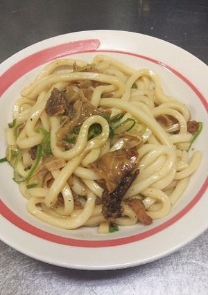 元祖 焼きかすうどん-レシピのメイン写真