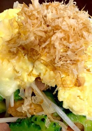 ゴーヤチャンプル ふわふわ卵乗せ-レシピのメイン写真