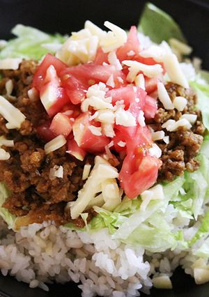 子どももOK！簡単タコライス～丼弁当にも-レシピのメイン写真