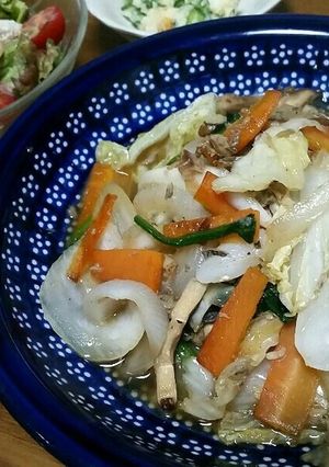 ヘルシー鯖入り野菜炒め꙳★*゚-レシピのメイン写真