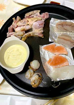 ホットプレートで鉄板焼き-レシピのメイン写真