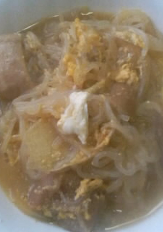 ダイエット♪白滝と麩の卵とじ-レシピのメイン写真
