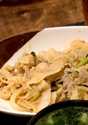簡単！豚バラ漬け込みピリ辛炒め-レシピのメイン写真