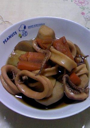 里芋といかの煮物-レシピのメイン写真