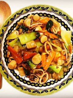 チンゲンサイの海鮮中華あんかけ-レシピのメイン写真