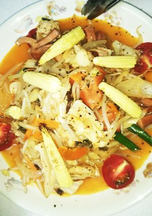 無油野菜炒め（血管ダイエット1379）-レシピのメイン写真