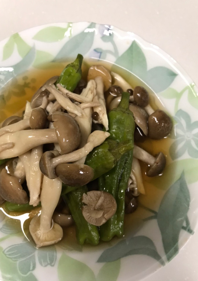 しめじとししとうのレンチン煮浸し-レシピのメイン写真