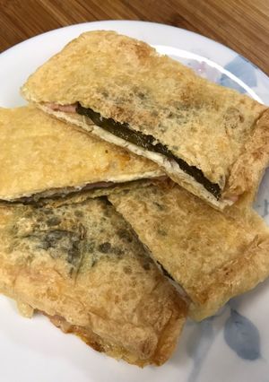 油揚げのハムチーズ挟み焼き-レシピのメイン写真