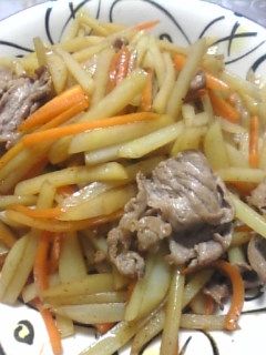 じゃがいもとにんじんのごま油炒め-レシピのメイン写真