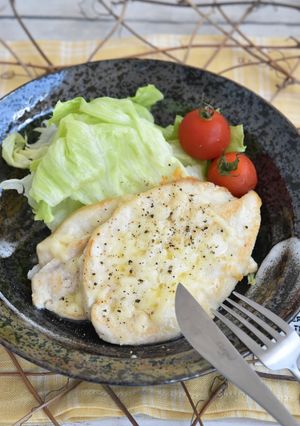 鶏ささみのとろーりチーズステーキ-レシピのメイン写真