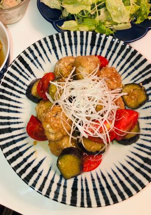 肉団子とトマトの生姜ソース-レシピのメイン写真
