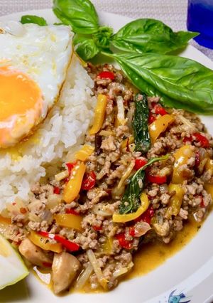 おうちでタイ料理！かんたんガパオライス-レシピのメイン写真