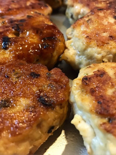 焼き長芋とおからの鶏ハンバーグ-レシピのメイン写真