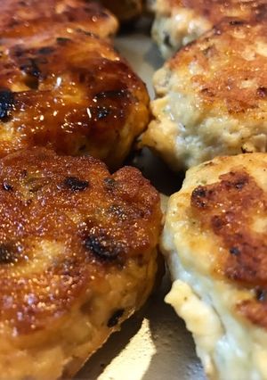 焼き長芋とおからの鶏ハンバーグ-レシピのメイン写真