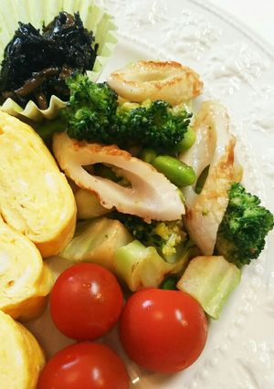 ちくわ ブロッコリー 枝豆 塩炒め-レシピのメイン写真