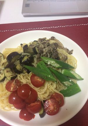 しめじが美味しい☆冷製サラダパスタ-レシピのメイン写真