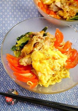 冷やし中華始めました☆胡麻照りチキン-レシピのメイン写真